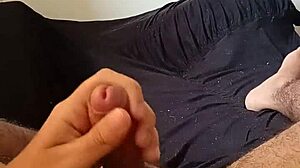 woke up horny jerked off moaning solo bedroom orgasm