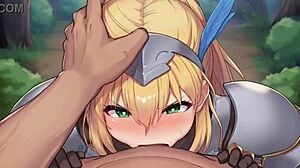 arcade bard unleashes excalibone deepthroat blowjob cowgirl ride big tits creampie ai hmv.