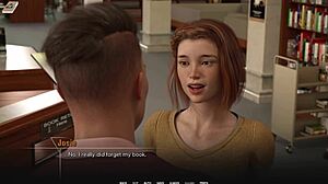 Taboo University 87 Redhead Blind Girl Strips for My Cock Inside Her