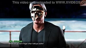 Madam's Anal Creampie While Devouring Slave Pussy Hurts So Good