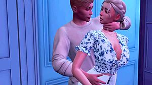 daddy, did you sneak behind stepmom to fuck perverted stepdaughter's ass?