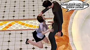 maid fucked rough by huge boss cock creampie punishment