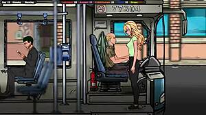 she spots exhibitionist kneels fast and takes face cum blast