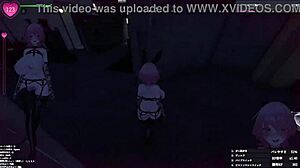 【3D】Secretflasher Manaka's Bunny Tits Tease You Wildly