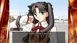 Fate Stay Night Realta Nua 大奶Saber骑乘巨屌狂操