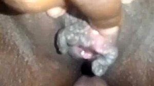 Camera Under Wet Big Pussy Lips Dripping Juices Closeup