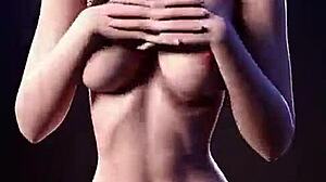 Aerith Gainsborough's sexy uncensored dance teases her fantasy costume in cheerful FF7 rhythm twice