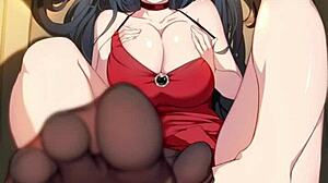 anime girls pose with detailed feet in captivating picture collection