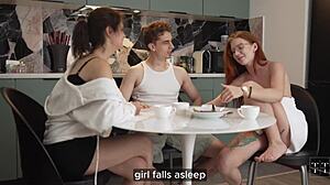 Team Building Sloppy Blowjob Tight Pussy Orgasms