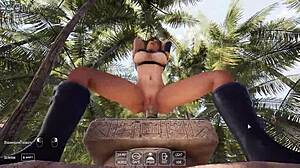 i cant wait for the sperm ritual lara croft shoves his load deep in her pussy 3d game animation insemination now