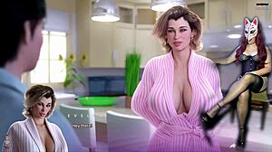 Watch This Milf Blonde Masturbate Big Tits in Stockings!