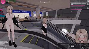 naked teen from fitting room tempts old man's lust