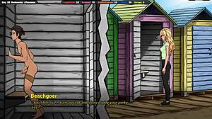 whoa jenny's innocent pussy gets played then beach ass jerked off to 😍🍑