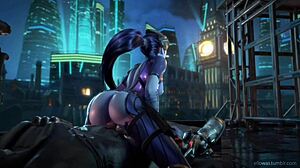 hey check widowmaker's hottest ass cock and tit sucking moments in this overwatch compilation