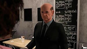 whoa, this hot milf's huge tits bounce as her bbc boss rams her curvy ass deep!