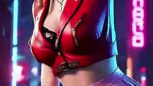 Aerith Gainsborough's sexy uncensored dance teases her fantasy costume in cheerful FF7 rhythm twice