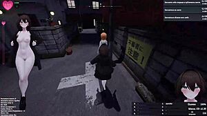 i opened my coat flashing naked tits to stranger 3d hentai