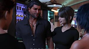 i lost the dart game dare and exposed my everything in wild 3d anime action