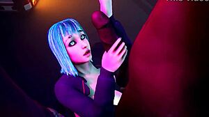 boyfriend watches girlfriend ride massive bbc in cybercuck thrill