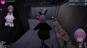 【3D】Secretflasher Manaka's Bunny Tits Tease You Wildly