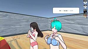 顺从女仆奴隶CFNM动漫游戏BDSM踢蛋爆蛋