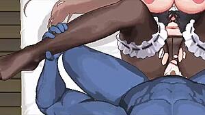 Pembantu Tetek Gede Stoking Hitam Dientot Keras Kontol Monster Game Hentai