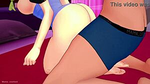 Mitsuri's Towel Tease Leads to Wild Handjob and Blowjob Play