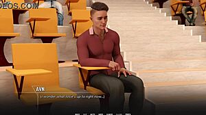 Taboo University 87 Redhead Blind Girl Strips for My Cock Inside Her