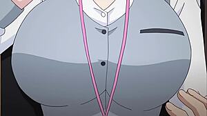 Busty Hentai Babe's Ass and Tits Pounded by Colleague in Shachiku Cinderella 2