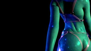 whoa this blue succubus demon grinds and rides cock wildly!