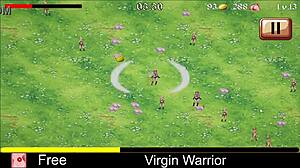 hey, check out this virgin warrior from x-men hentai game