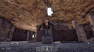 lara croft's cave raid turns into 3d hentai monster cock anal creampie explosion