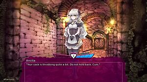 dreamy monster maid rides cowgirl with handjob creampie in stockings no commentary