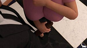 British employee slurps boss's big black cock before deepthroat pounding