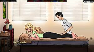 she spots exhibitionist kneels fast and takes face cum blast