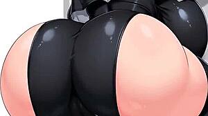that nun with the huge ass and divine body bounces in anime hentai