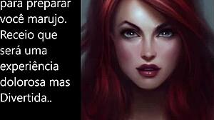 miss fortune's brutal femdom assplay joi humiliates you painfully