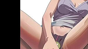 hentai girlfriend fingers her wet pussy solo homemade fingering frenzy