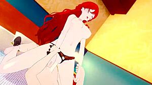 Himeko's Wild Anal Blowjob Squirting Creampie Orgy in Honkai Hentai Compilation