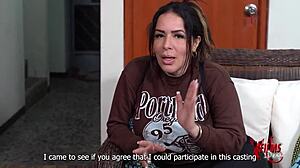 big tits milf nympho auditions: drain young stud's cock?