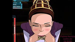 padme amidala teases jar jar's big cock before deep sucking custom audio
