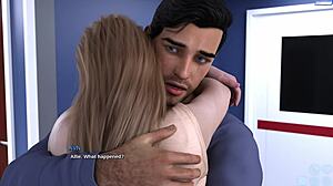 ready for blonde milf's bad news while she squirts on your huge cock in race of life 12?