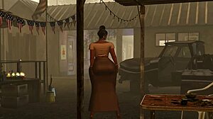 young mafia boy corners lonely married bride for wild gangbang fuck in car with old men