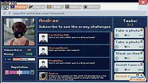 curvy teen neighbor huge tits sexy outfit gameplay ep1