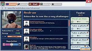 curvy teen neighbor huge tits sexy outfit gameplay ep1