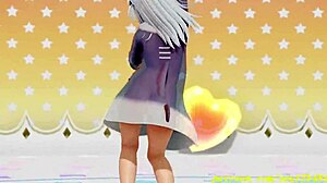 Novr's MMD Gura performs captivating 3D dance in Hololive hentai style