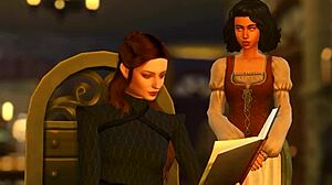 bold lady gets naughty in winterfell shadows wild 3d sims hentai game action