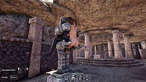 劳拉紧屁眼被巨型机器人鸡巴撑成洞穴3D动漫肛爆