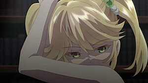 doesn't this big tits blonde anime babe's striptease make you wanna grab those huge boobs and ass?