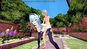 damn eula takes a rough facial and anal creampie in genshin impact uncensored porn